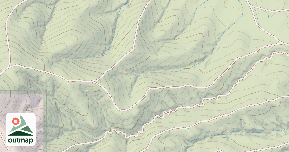 Map of 16049: Temblor Ridge