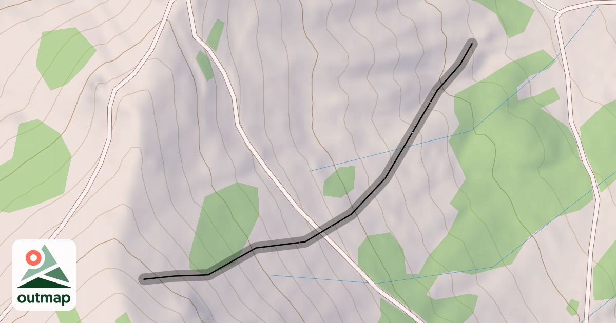 Map of Bacon's Gully