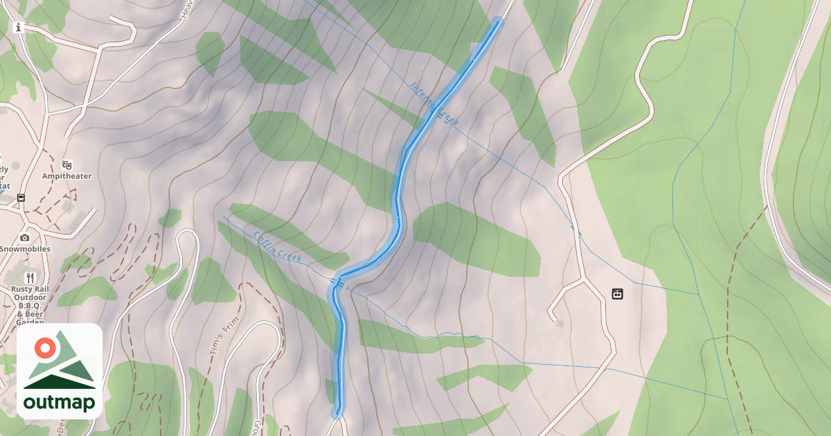 Map of Mountain Highway