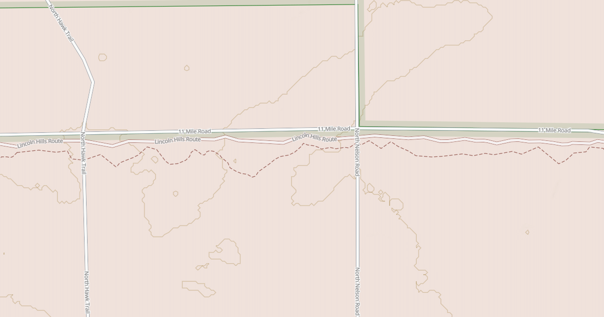 Map preview of Lincoln Hills Motorcycle Trail