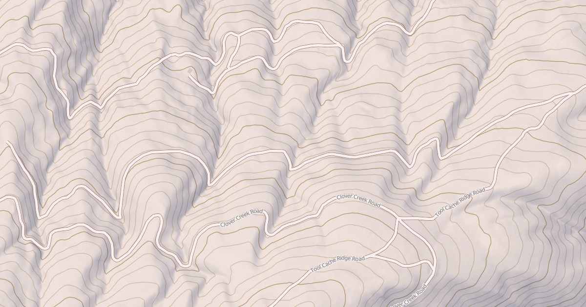 Map preview of TOOL CACHE RIDGE SPUR A