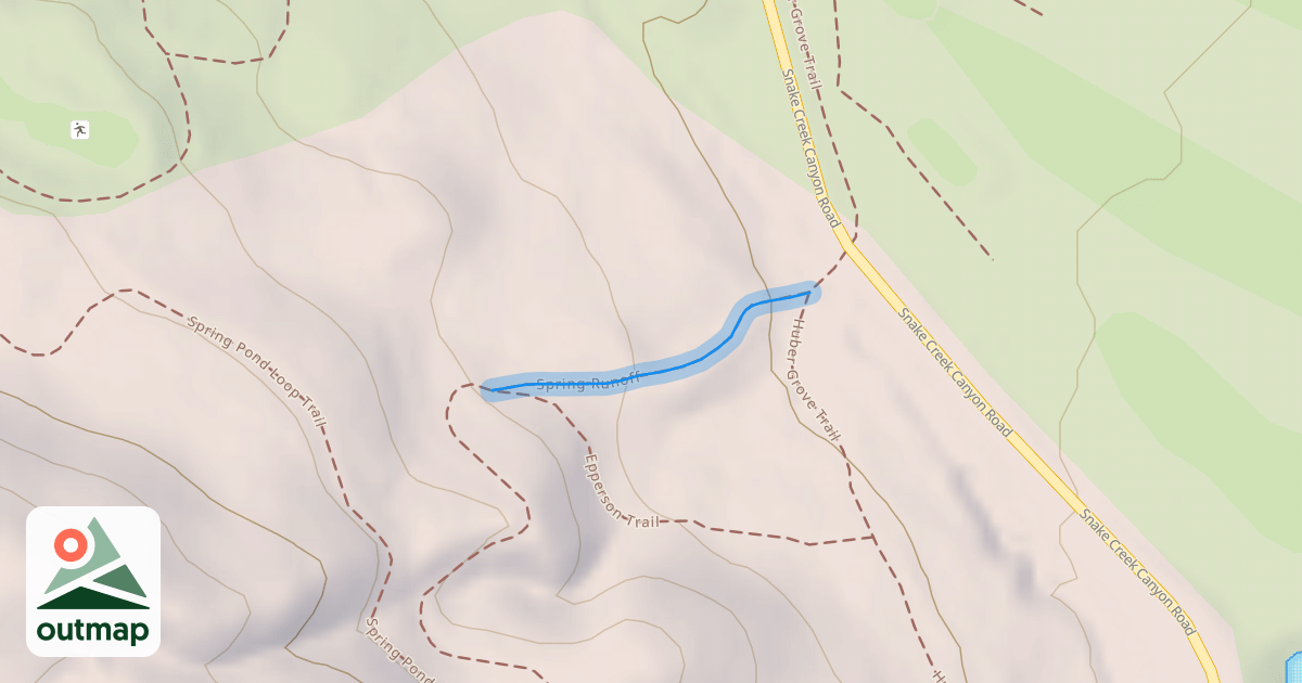 Map of Spring Runoff