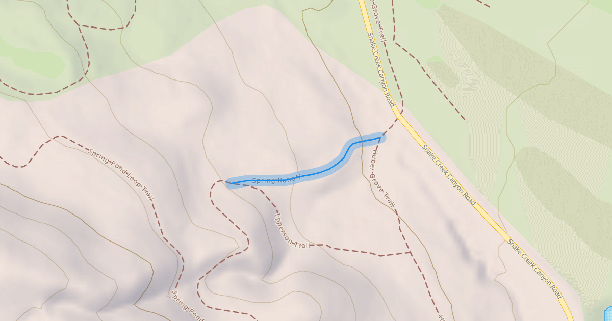 Map preview of Spring Runoff