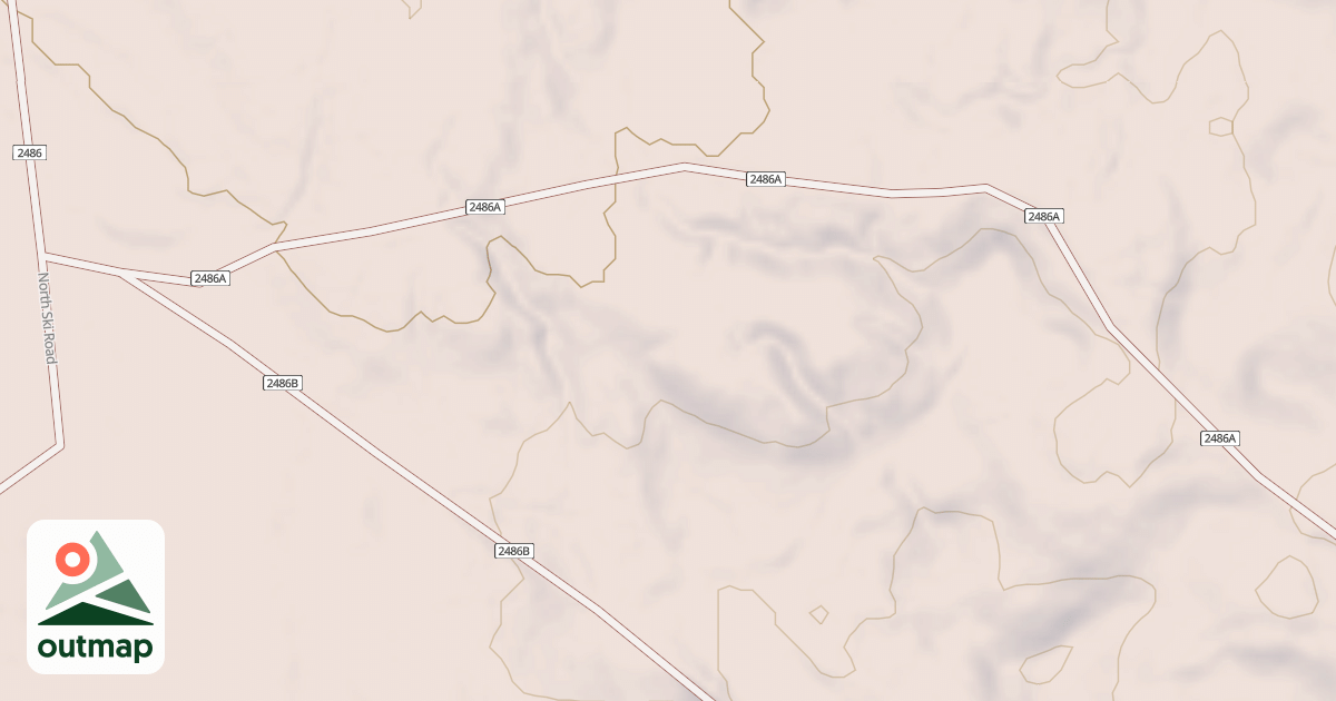 Map of NORTH SKI SPUR A
