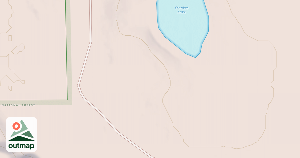 Map of FRANKES SPUR A