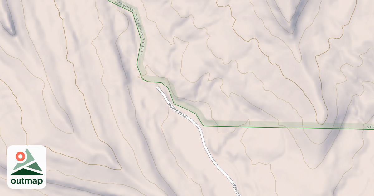 Map of WALNUT ROAD