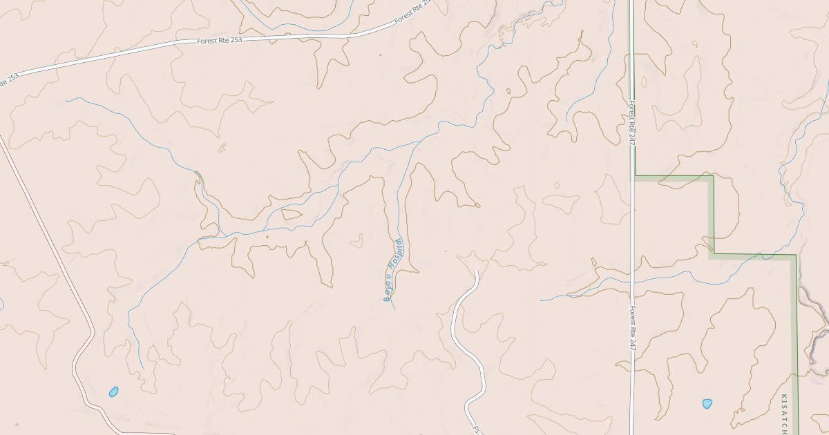 Map preview of Claiborne Woodworth