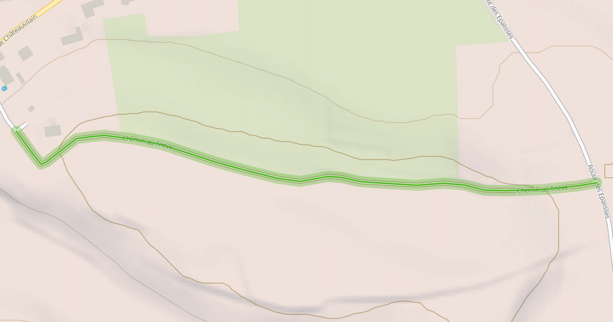 Map preview of Chemin du Triève