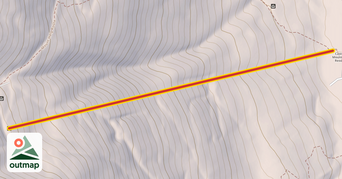Map of Sundance Triple Chair