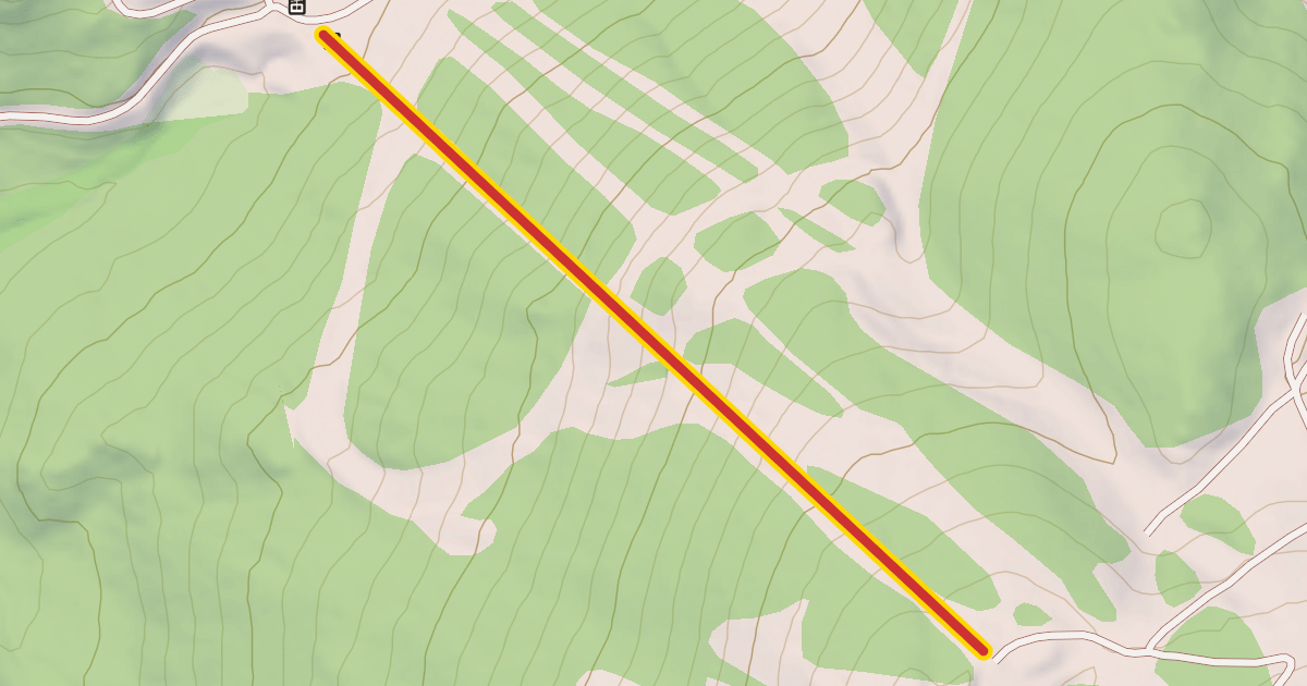 Map preview of Powderbowl Express