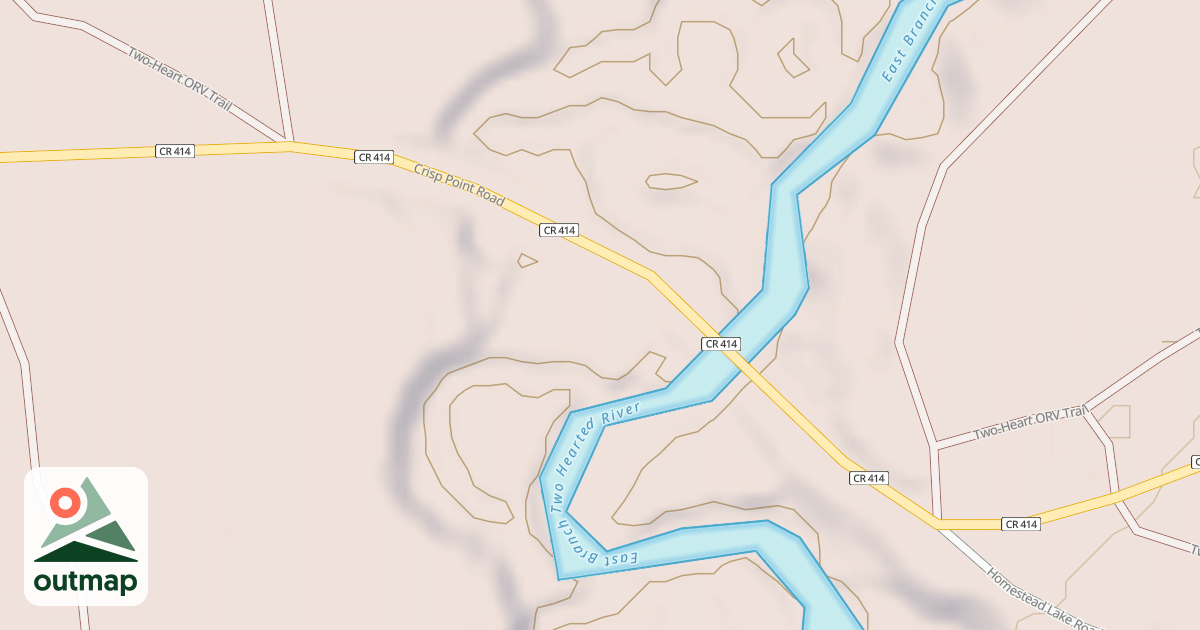 Map of Two-heart Trail
