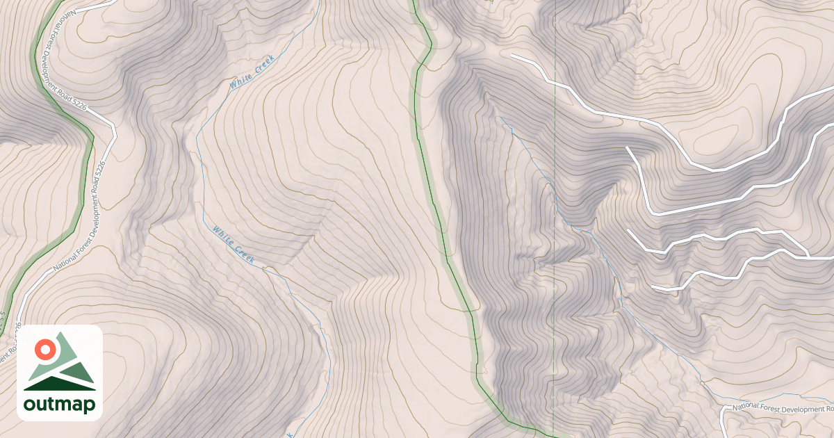 Map of Little Fly Creek