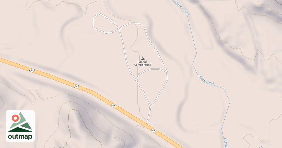 Map of MANN C G