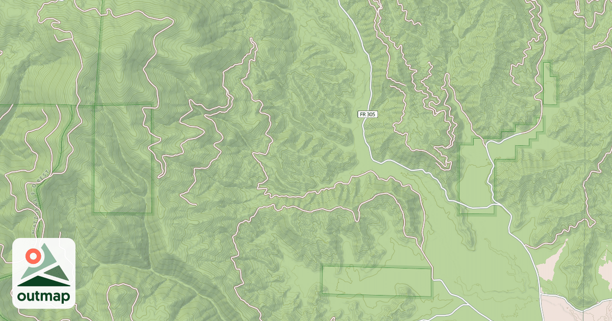 Map of BUTCH CREEK