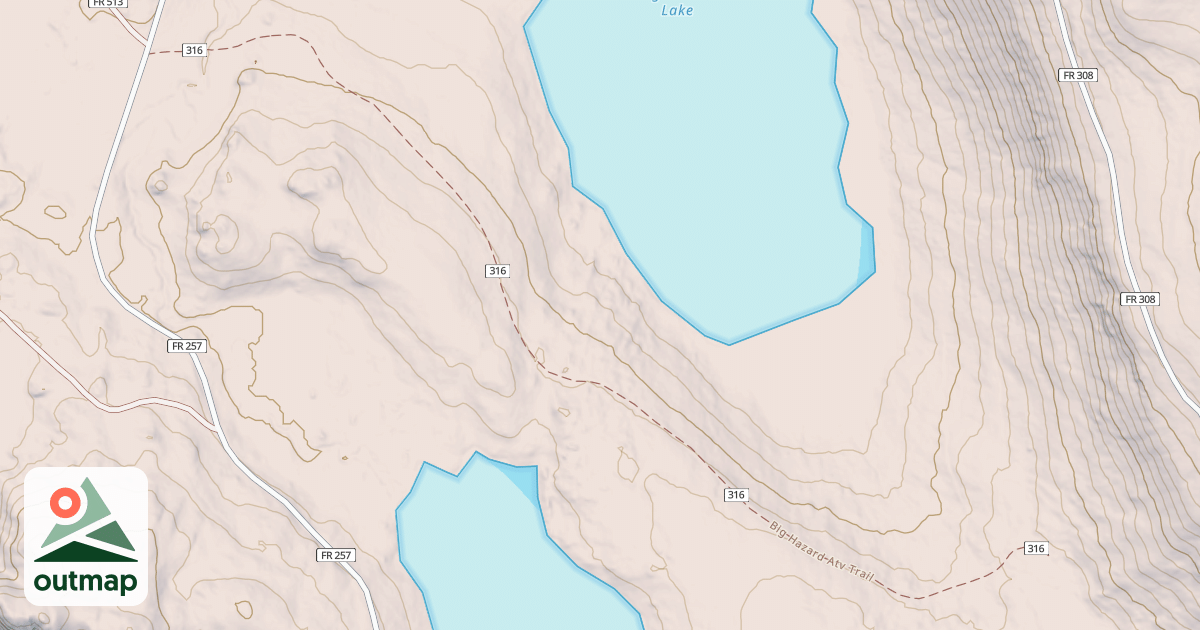 Map of Big Hazard Atv