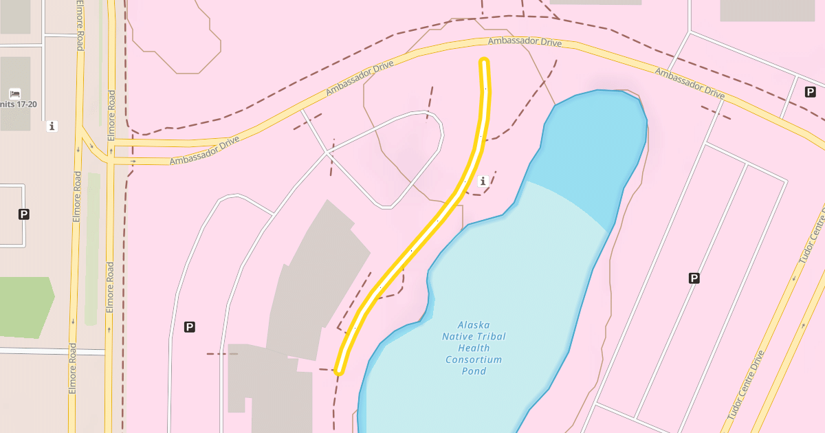 Map preview of Chester Creek Connector