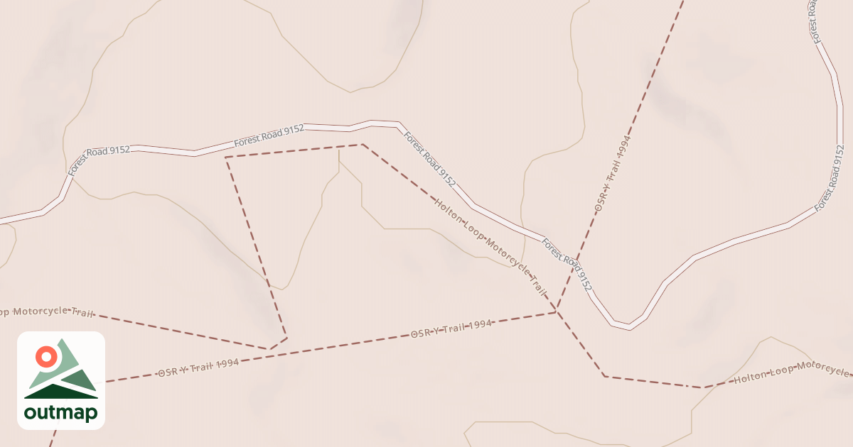 Map of Holton Motorcycle Trail
