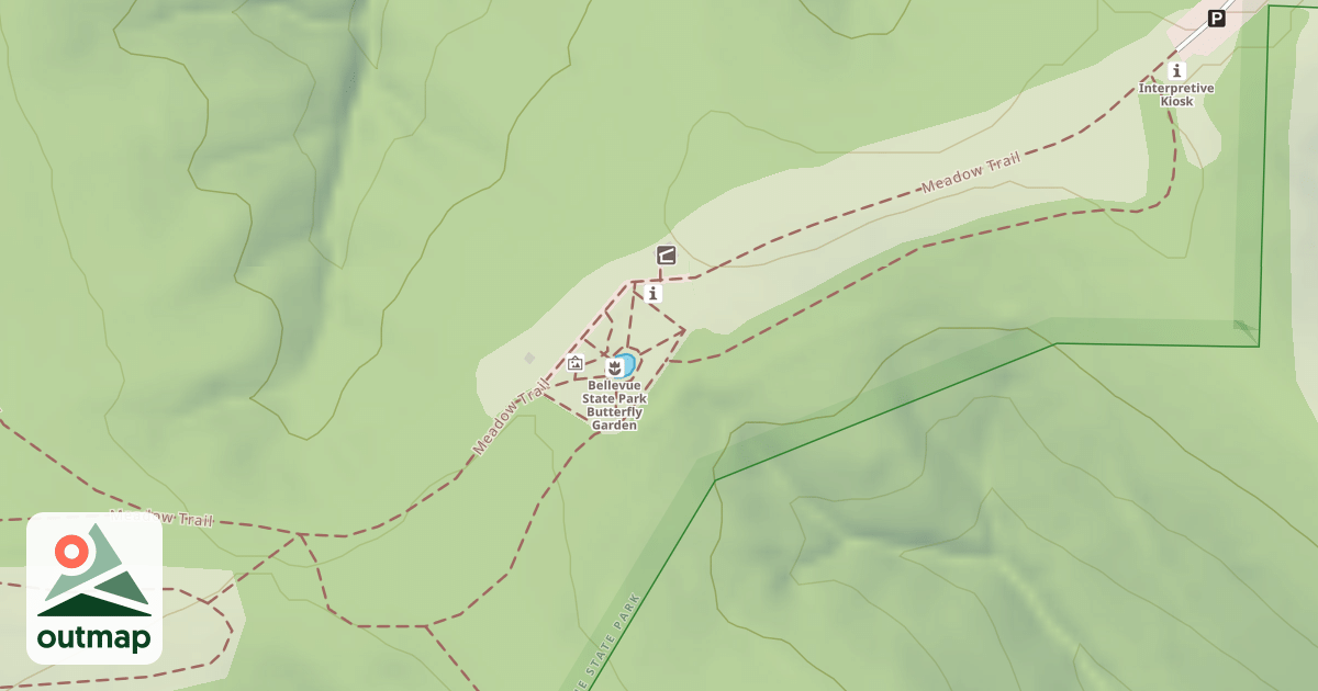 Map of Butterfly Garden