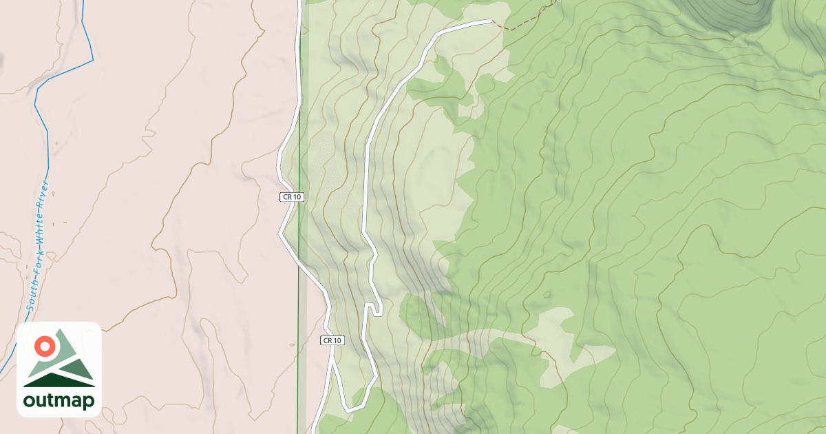 Map of HILL CR