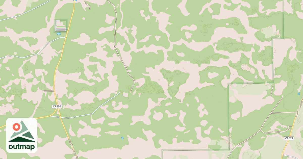 Map of BEAR BRANCH