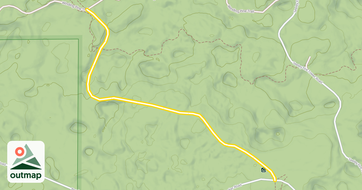 Map of Birkebeiner Trail