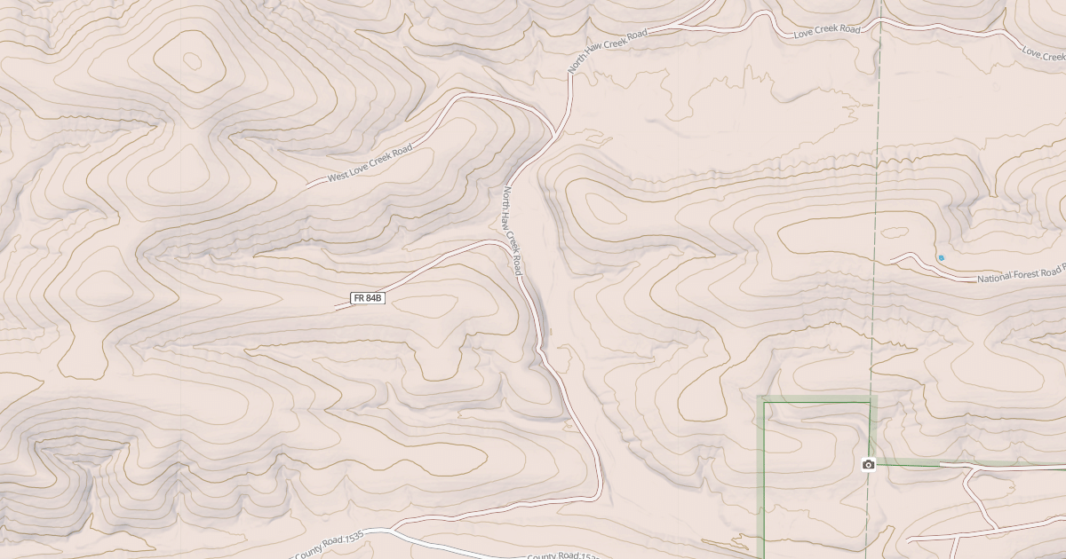 Map preview of NORTH HAW CREEK