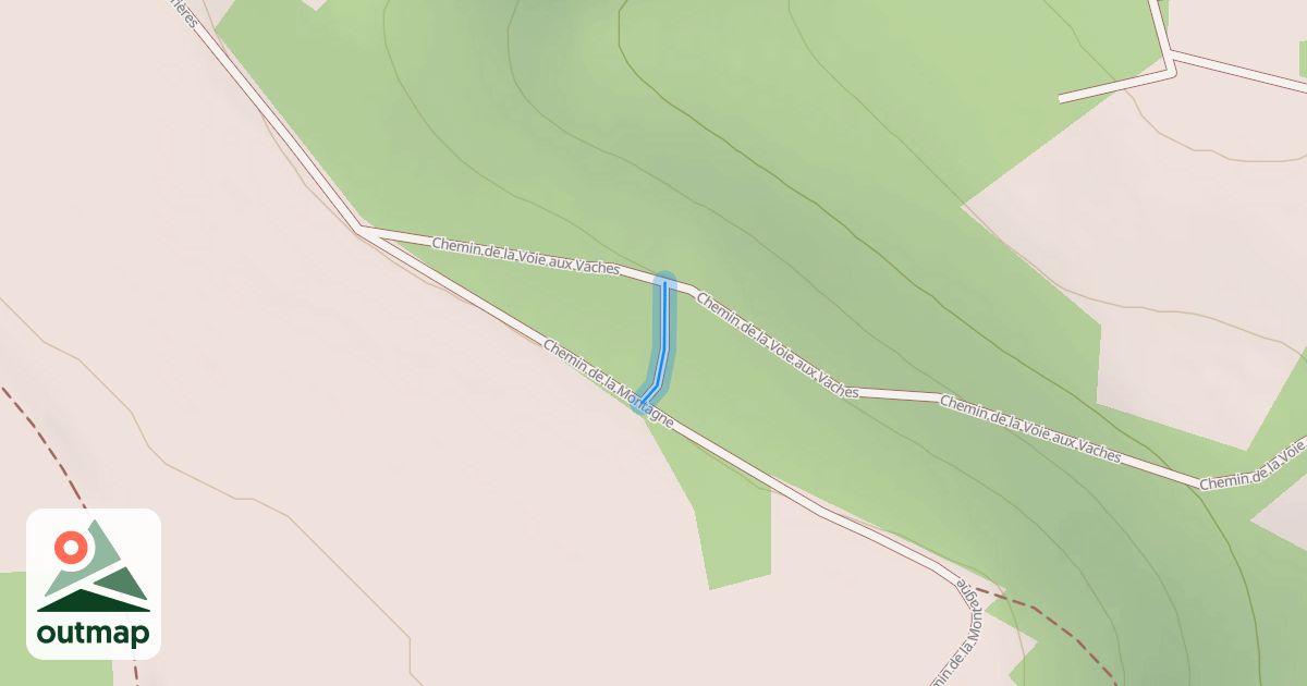 Map of Chemin de la Voie aux Vaches