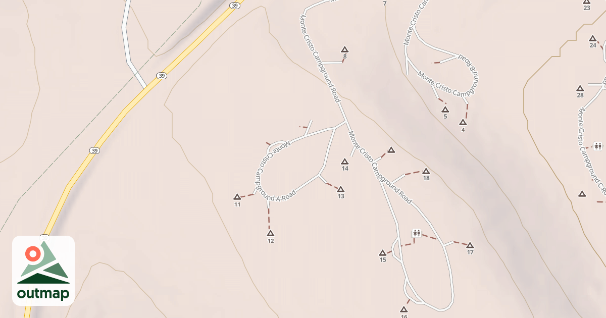 Map of MONTE CRISTO C G-A