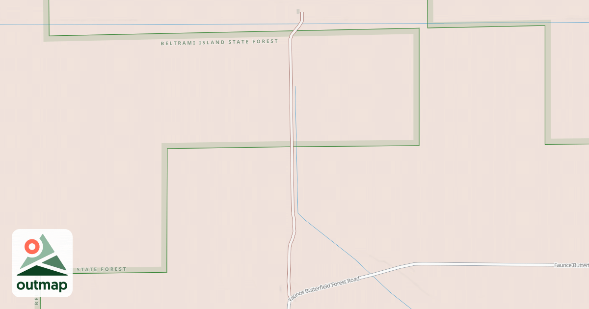 Map of Warroad/Roseau Trails