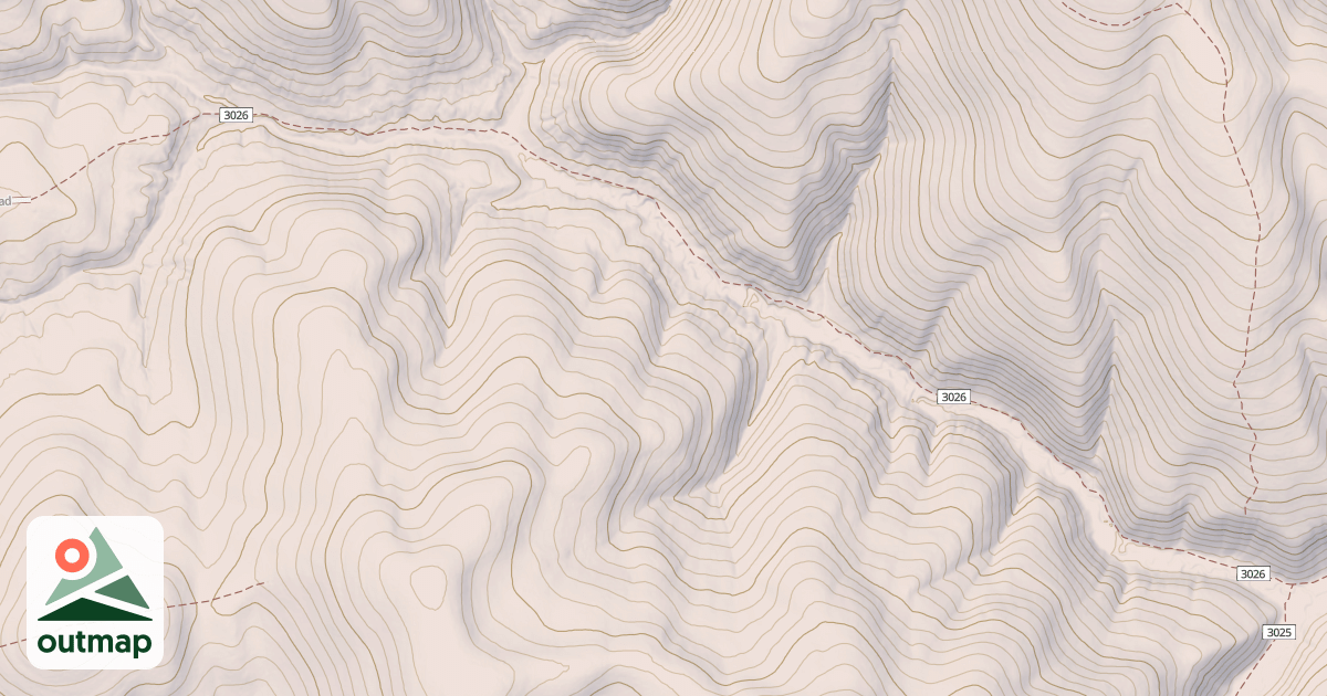 Map of BUFFALO CANYON