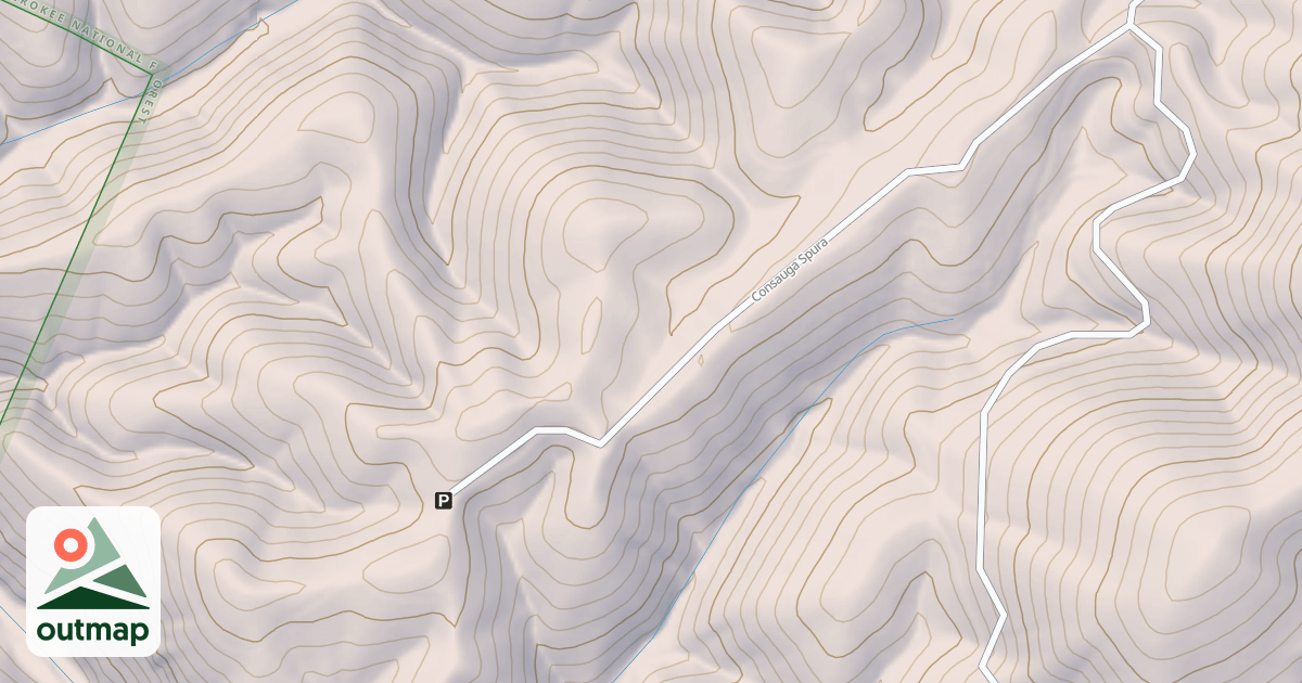 Map of CONASAUGA SPUR A