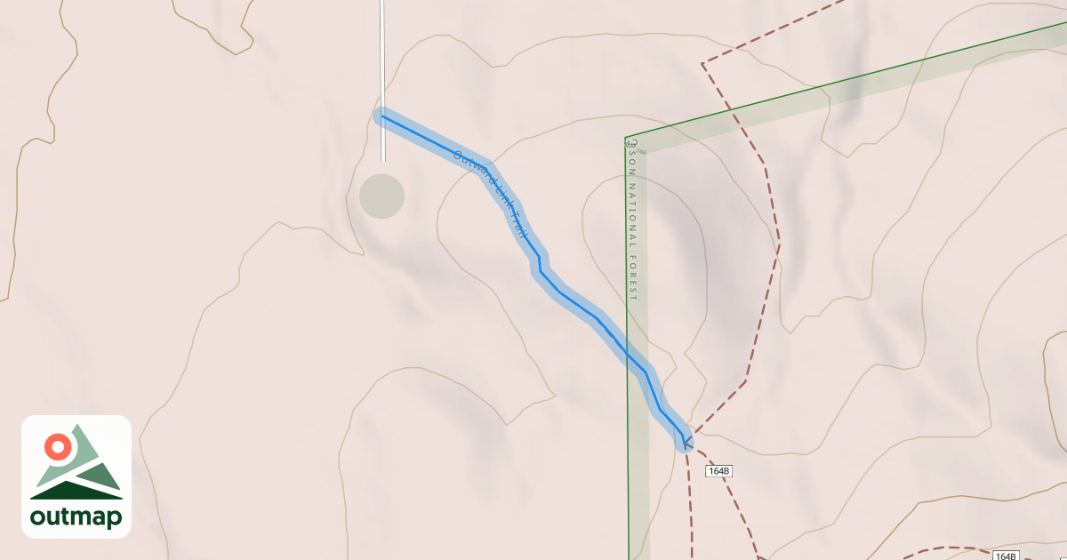 Map of Outward Link Trail