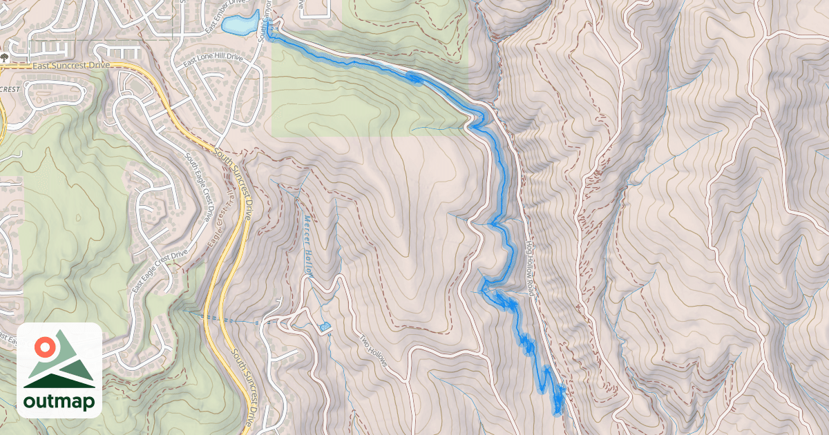Map of Achtung Baby MTB Trail