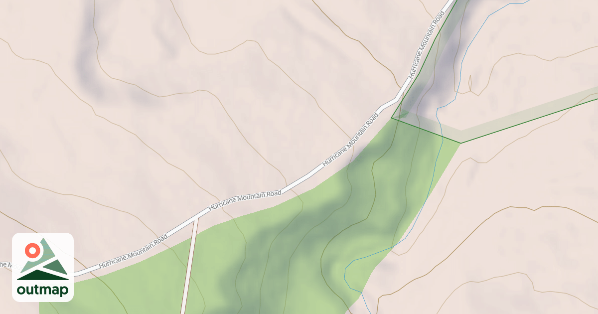Map of Hurricane Mt Rd
