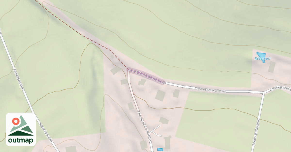 Map of Chemin des Narcisses