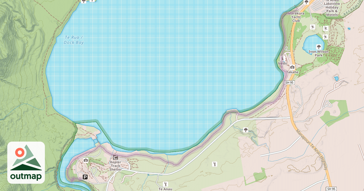 Map of Lake 2 Lake Trail