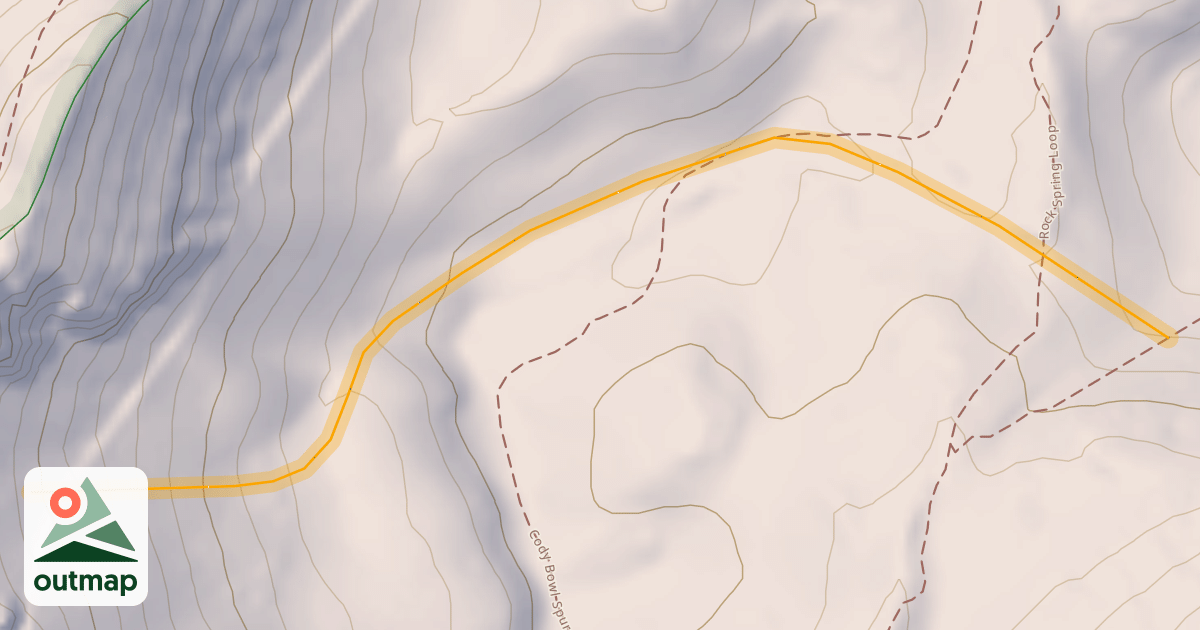Map of Cody Bowl