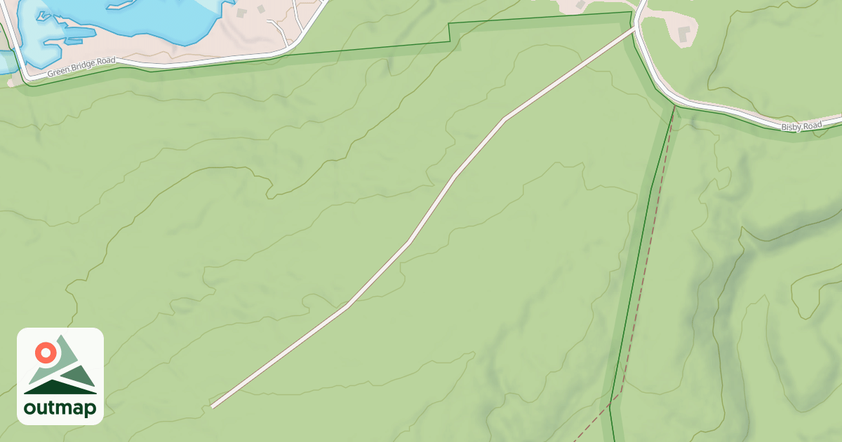 Map of Nicks Lake Trail in Herkimer
