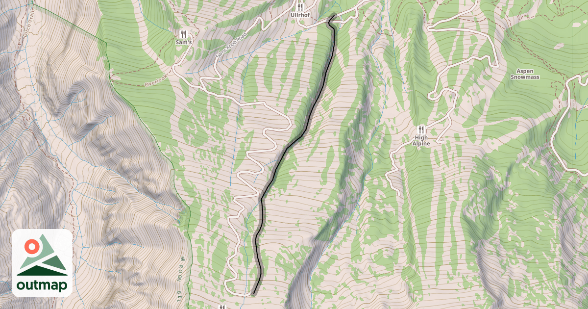 Map of Garrett Gulch