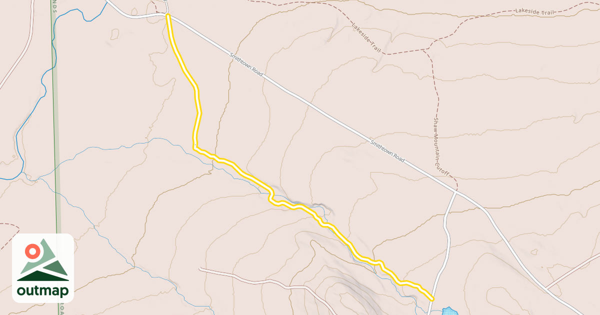 Map of Emmit Brook Trail