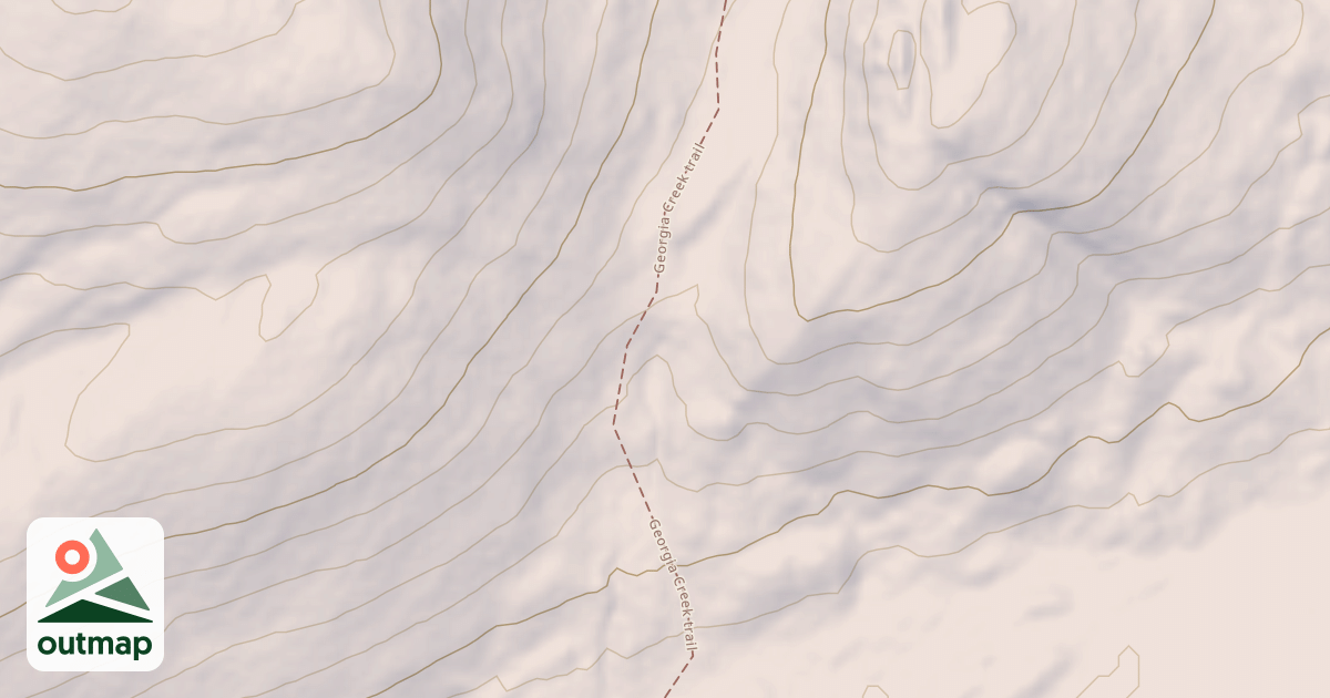 Map of Georgia Creek Trail