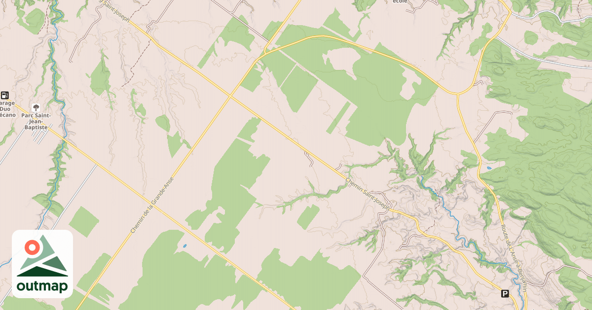 Map of Saguenay Quad Trails 1