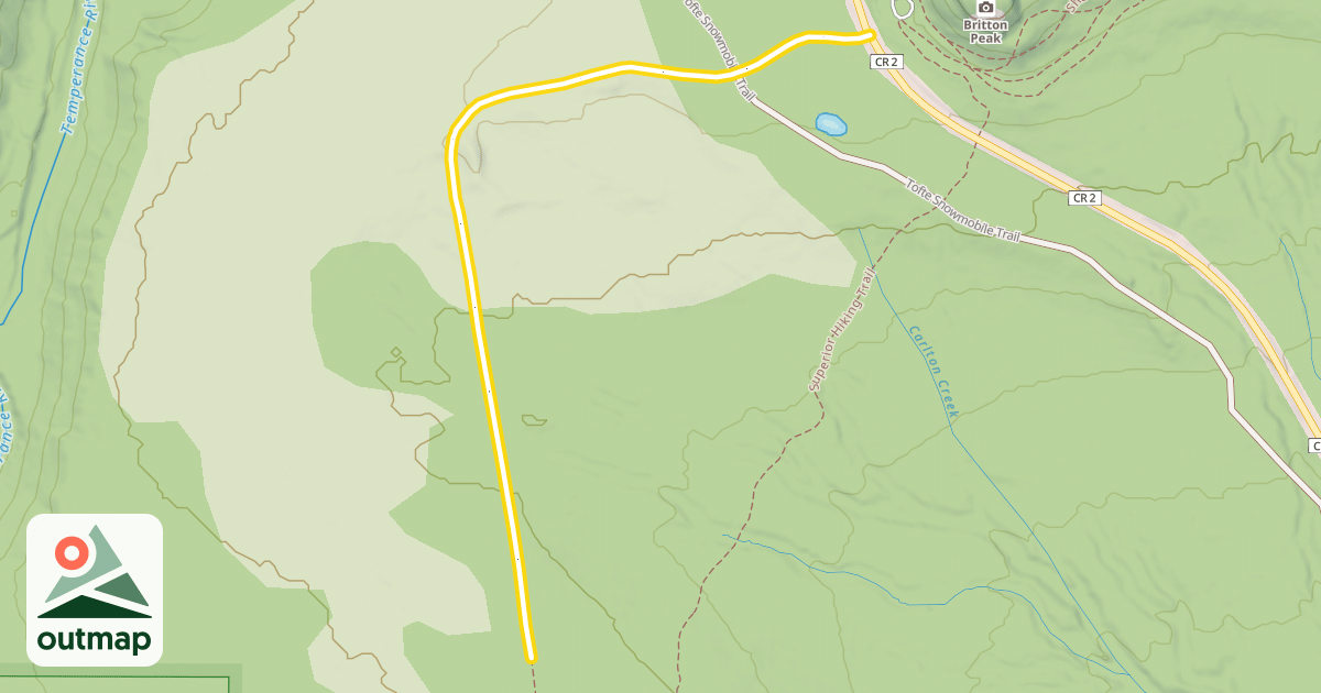 Map of Summit View Trail