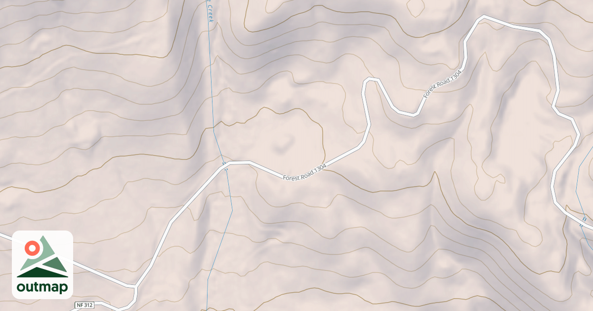 Map of PINE CREEK