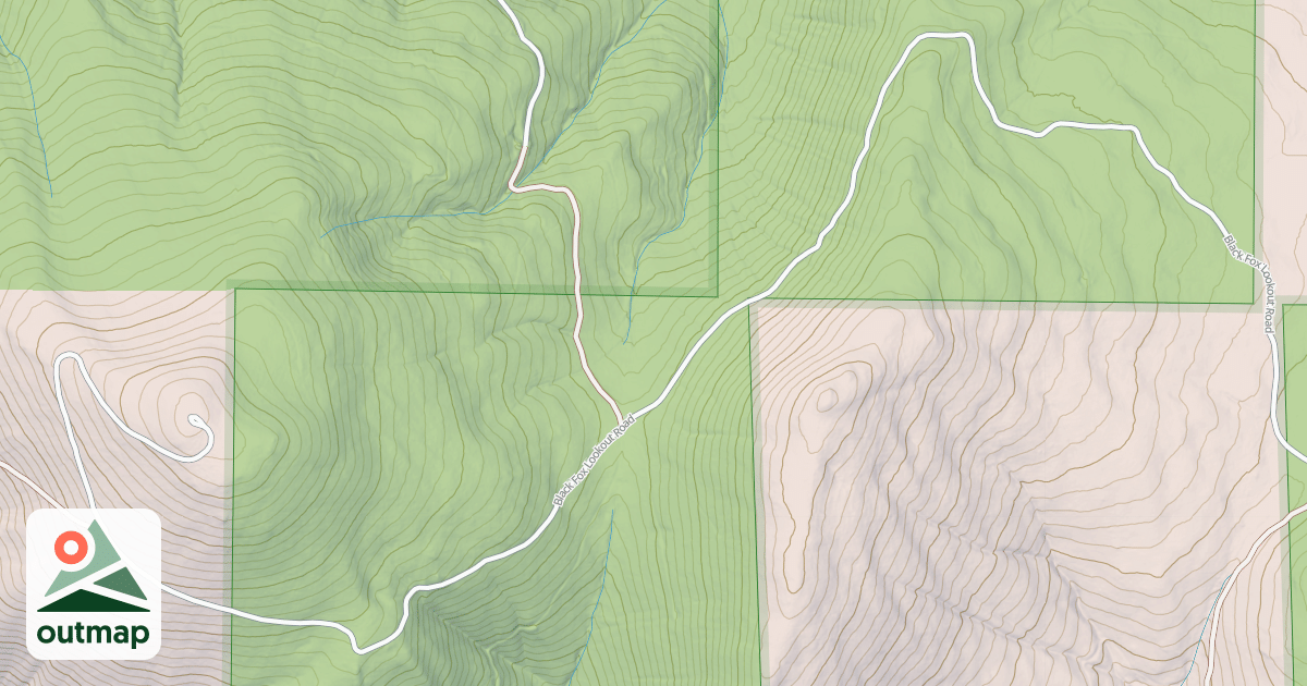 Map of BLACK FOX