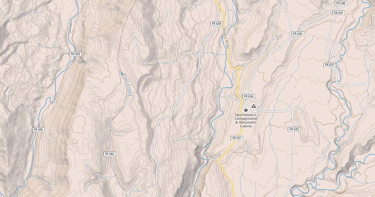 Map preview of TRAIL RIDGE