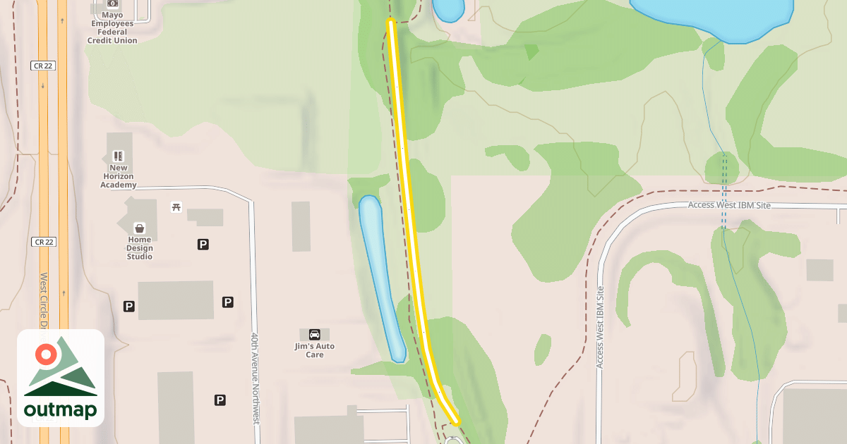 Map of Douglas State Trail