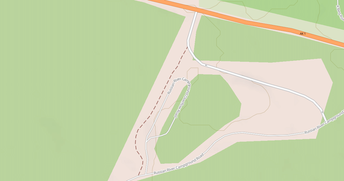 Map preview of RUSSIAN RIVER CG EXIT RD