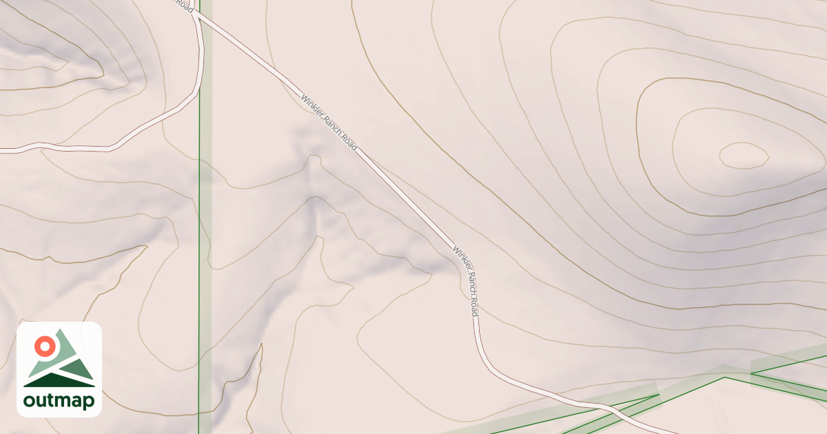 Map of E WINKLER RANCH RD