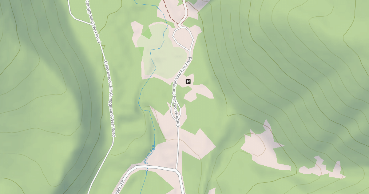 Map preview of COTTONWOOD LAKE C.G. EAST